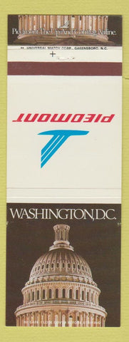 Matchbook Cover - Piedmont Airlines Washington DC