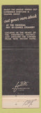 Matchbook Cover - Phil Lehr's Steakery San Francisco CA WEAR