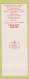 Matchbook Cover - El Segundo Viajante Miami Beach Hialeah FL