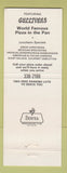 Matchbook Cover - Gullivers Chicago IL restaurant
