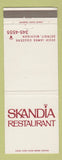 Matchbook Cover - Skandia Restaurant Detroit MI