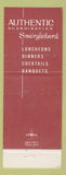 Matchbook Cover - Skandia Restaurant Detroit MI