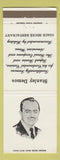 Matchbook Cover - Stanley Demos Coach House Restaurant Lexington KY