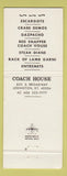 Matchbook Cover - Stanley Demos Coach House Restaurant Lexington KY