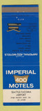 Matchbook Cover - Imperial 400 Motel Seattle Tacoma Airport WA