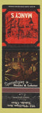 Matchbook Cover - Mancy's Restaurant Toledo OH