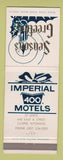 Matchbook Cover - Imperial 400 Motel Casper WY Christmas