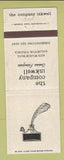Matchbook Cover - The Company Inkwell Arlington VA