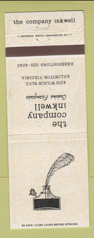 Matchbook Cover - The Company Inkwell Arlington VA