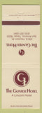 Matchbook Cover - The Gunter Hotel San Antonio TX