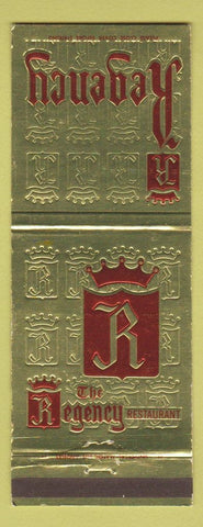 Matchbook Cover - Regency Restaurant Downey CA