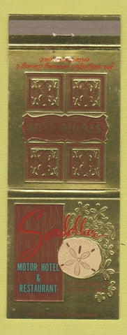 Matchbook Cover - Sandollar Motor Hotel  Restaurant Rockport TX