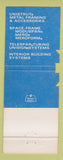 Matchbook Cover - Unistrut GTE Arlington TX