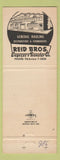 Matchbook Cover - Reid Bros Trucking St Louis MO