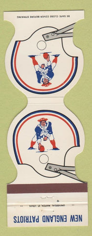 Matchbook Cover - New England Patriots Football 1981 Credit Union Boston MA