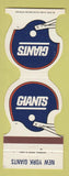 Matchbook Cover - New York Giants Football