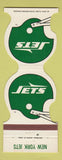 Matchbook Cover - New York Jets Football