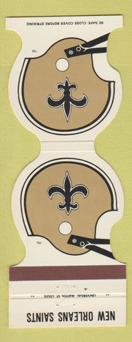 Matchbook Cover - New Orleans Saints Football