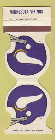 Matchbook Cover - Minnesota Vikings Football 1981 AG Johnson Company