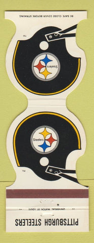 Matchbook Cover - Pittsburgh Steelers Football 1982 Washington Federal Savings
