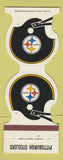 Matchbook Cover - Pittsburgh Steelers Football 1982 ME Cunningham Ingomar PA