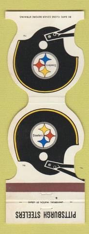 Matchbook Cover - Pittsburgh Steelers Football 1982 Guest Trailer Rentals PA