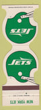 Matchbook Cover - New York Jets Football 1981 Ettco Wire Cable Ridgewood NY