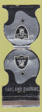 Matchbook Cover - Oakland Raiders Football 1971 Union Bank schedule WORN
