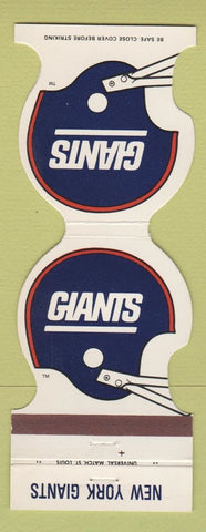 Matchbook Cover - New York Giants Football 1981 Ettco Wire Cable Ridgewood NY