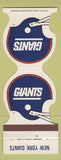 Matchbook Cover - New York Giants Football 1981 Manny's Restaurant Moonachie NJ
