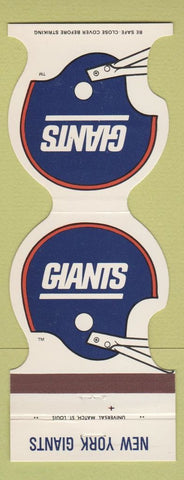 Matchbook Cover - New York Giants Football 1981 Manny's Restaurant Moonachie NJ