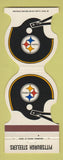 Matchbook Cover - Pittsburgh Steelers Football 1981 Woodlawn Loan Aliquippa PA