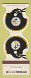 Matchbook Cover - Pittsburgh Steelers Football 1981 Walt's Upper St Clair PA