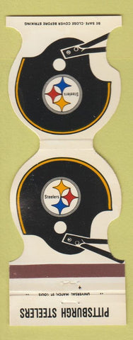 Matchbook Cover - Pittsburgh Steelers Football 1981 Union Loan Bridgewater PA