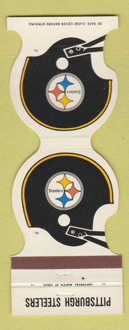 Matchbook Cover - Pittsburgh Steelers Football 1981 Parker Hunter Investments
