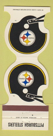 Matchbook Cover - Pittsburgh Steelers Football 1981 MSA Credit Union PA