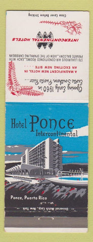 Matchbook Cover - Hotel Ponce Puerto Rico