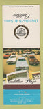 Matchbook Cover - Dreisbach & Sons Cadillac Detroit MI