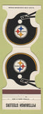 Matchbook Cover - Pittsburgh Steelers Football 1981 Woodlawn Building Loan