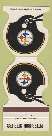 Matchbook Cover - Pittsburgh Steelers Football 1981 Woodlawn Building Loan
