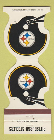 Matchbook Cover - Pittsburgh Steelers Football 1981 Vandergrift Savings