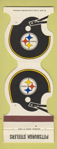 Matchbook Cover - Pittsburgh Steelers Football 1981 MSA Credit Union PA