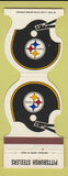 Matchbook Cover - Pittsburgh Steelers Football 1981 ME Cunningham Ingomar PA