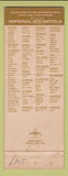Matchbook Cover - Imperial 400  Motel Everett WA