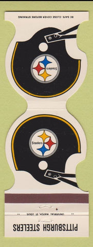 Matchbook Cover - Pittsburgh Steelers Football 1981 Cambridge Lee Leetsdale PA