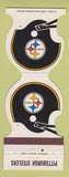 Matchbook Cover - Pittsburgh Steelers Football 1981 Hobby Center Youngstown OH