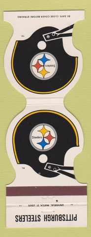 Matchbook Cover - Pittsburgh Steelers Football 1982 Bell Credit Union PA #2