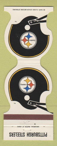 Matchbook Cover - Pittsburgh Steelers Football 1982 Washington Federal Savings
