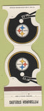 Matchbook Cover - Pittsburgh Steelers Football 1981 Gov Employees Credit Union
