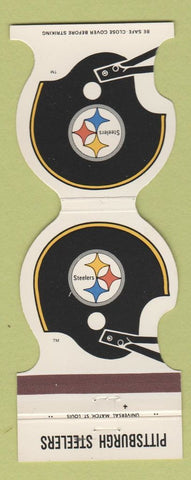 Matchbook Cover - Pittsburgh Steelers Football 1981 Gov Employees Credit Union
